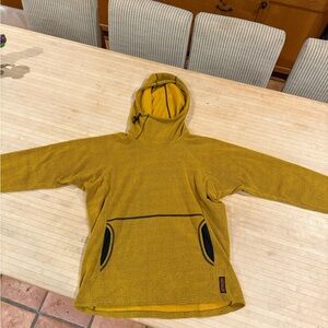 Melanzana Micro-grid Yellow Hoodie